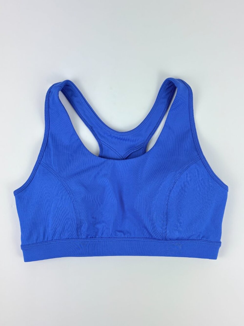 Tek Gear High Impact Sports Bra - Royal Blue Racerback Size Large Removable Cups